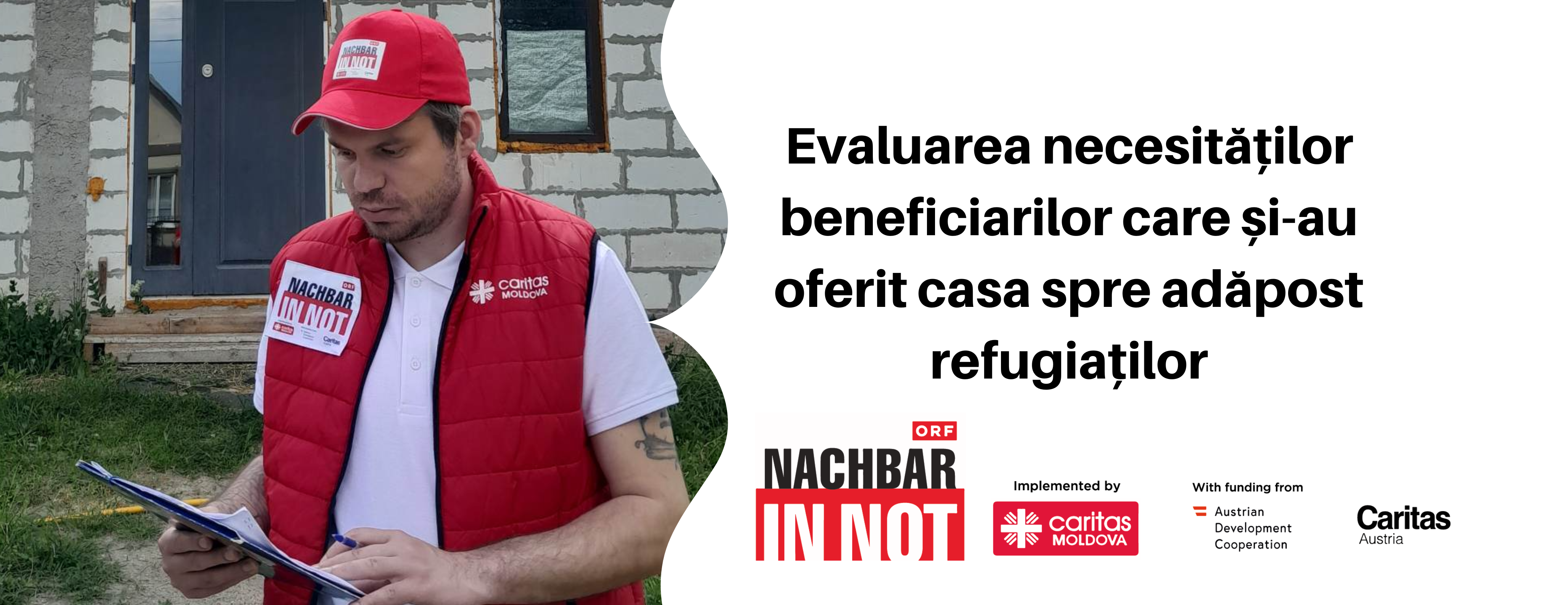 Evaluarea necesităților beneficiarilor care și-au oferit casa spre adăpost refugiaților